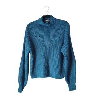 Mi Ami Crochet Knit Sweater